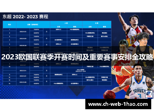 2023欧国联赛季开赛时间及重要赛事安排全攻略 2023欧国联赛季开赛时间及重要赛事安排全攻略